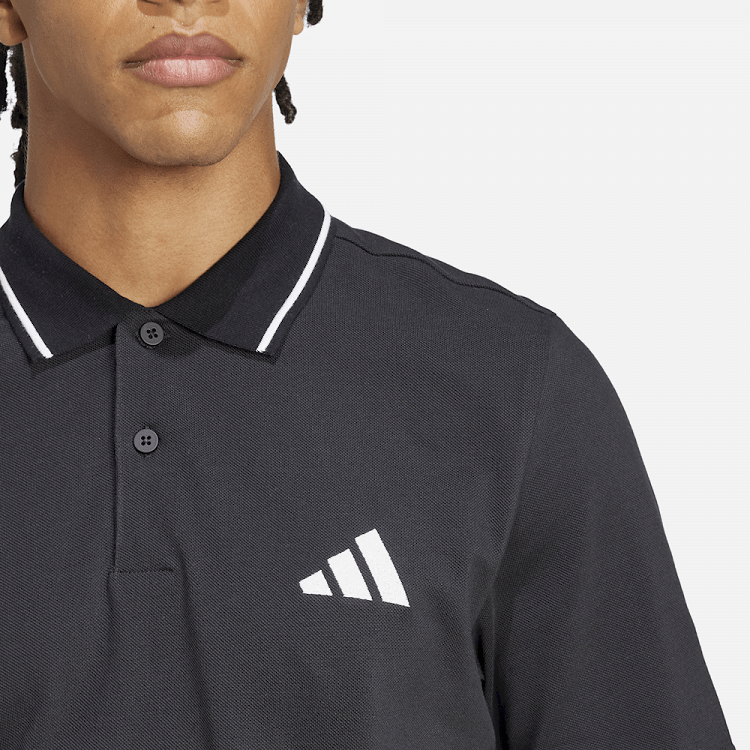 Ανδρικό Polo T-shirt Essentials Small Logo Piqué ΕΛΛΑΣ 2026 Μαύρο