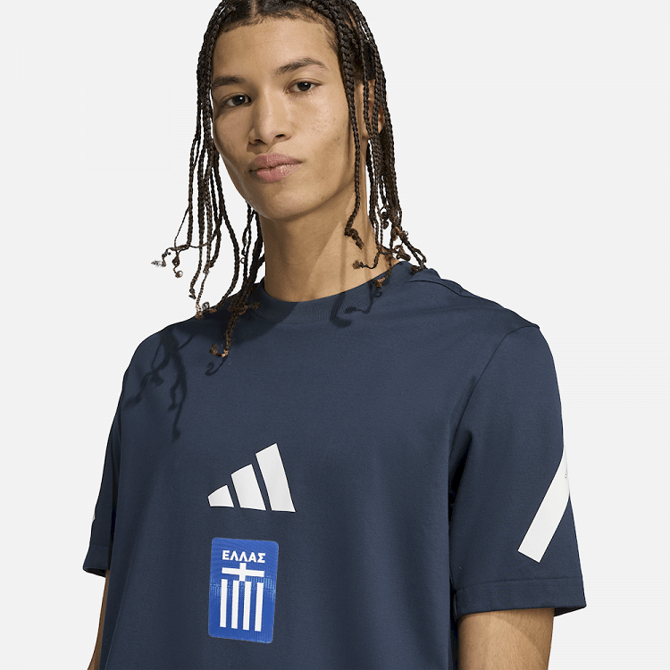 Ανδρικό T-shirt Adidas Z.N.E.ΕΛΛΑΣ 2026 Μπλε