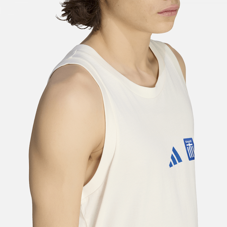 Ανδρικό Αμάνικο Essentials Small Logo ΕΛΛΑΣ 2026 Λευκό