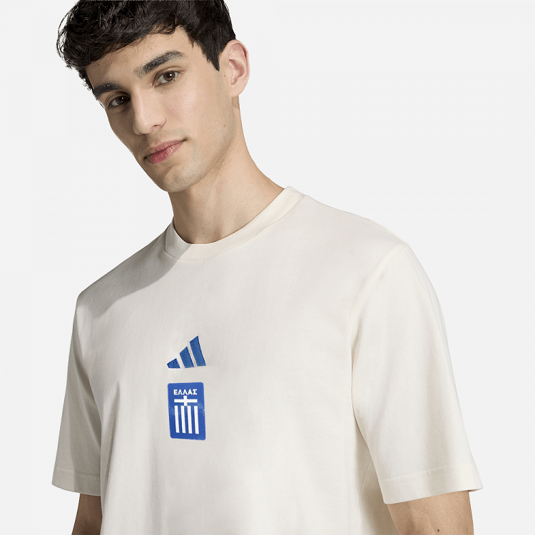 Ανδρικό T-shirt Essentials Small Logo ΕΛΛΑΣ 2026 Λευκό