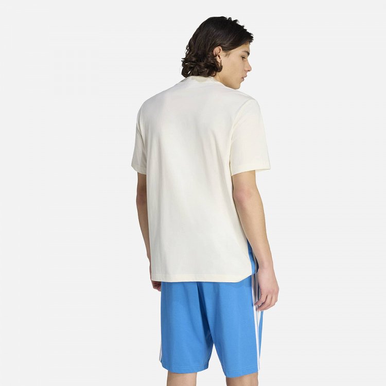Ανδρικό T-shirt Essentials 3-Stripes ΕΛΛΑΣ 2026 Λευκό