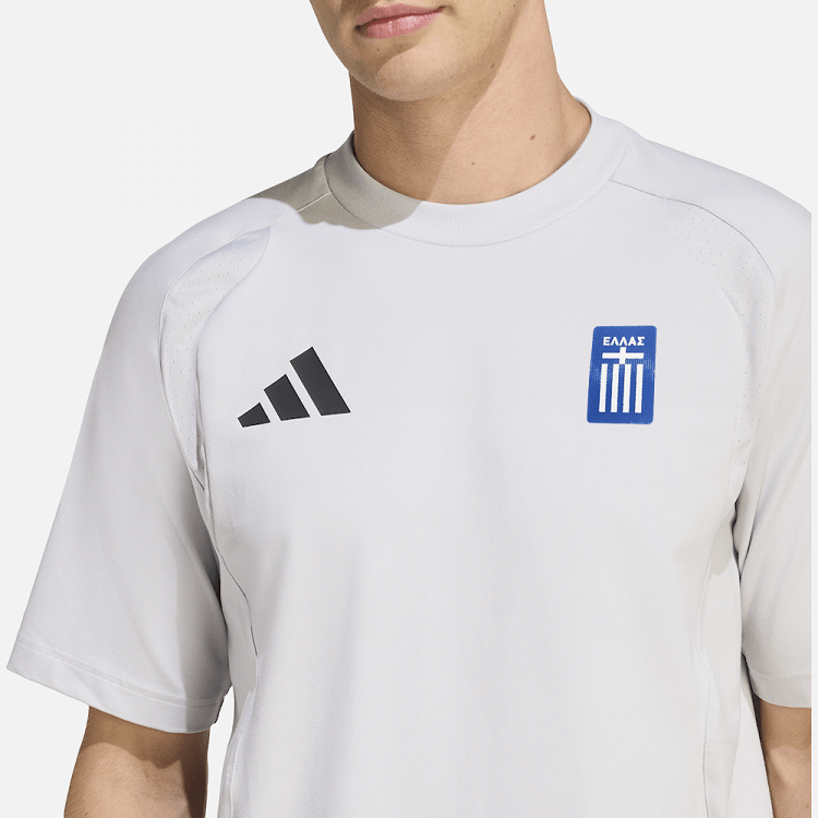 Ανδρικό T-shirt Tiro Travel ΕΛΛΑΣ 2026 Γκρι