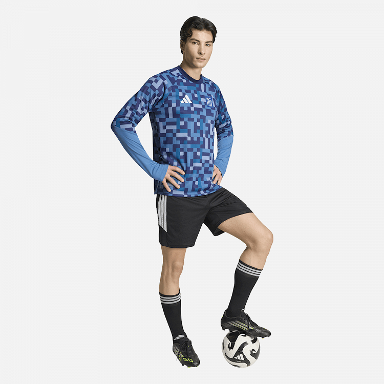 Ανδρική Μπλούζα Pre Match Warm ΕΛΛΑΣ 2026 Μπλε