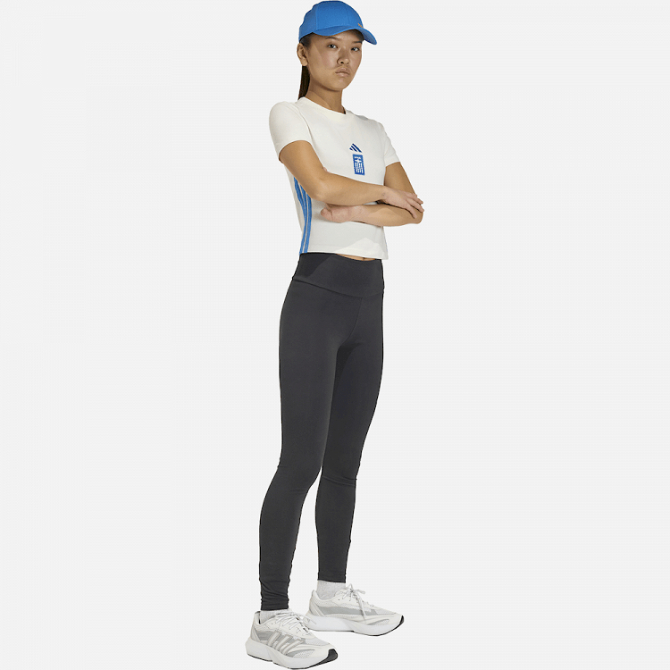 Γυναικείο T-shirt Essentials 3-Stripes ΕΛΛΑΣ 2026 Λευκή