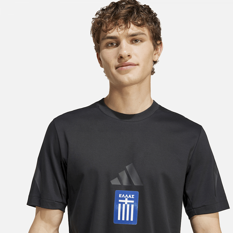 Ανδρικό T-shirt Z.N.E. ΕΛΛΑΣ 2026 Μαύρο