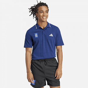 Ανδρικό Polo T-shirt Essentials Small Logo Piqué ΕΛΛΑΣ 2026 Μπλε