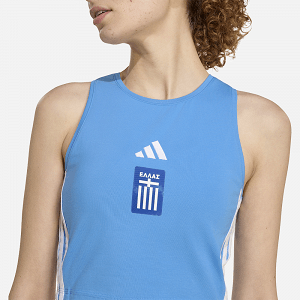 Γυναικείο Αμάνικο Essentials 3-Stripes ΕΛΛΑΣ 2026 Μπλε