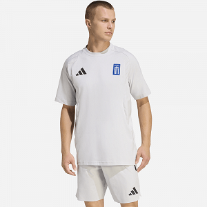 Ανδρικό T-shirt Tiro Travel ΕΛΛΑΣ 2026 Γκρι