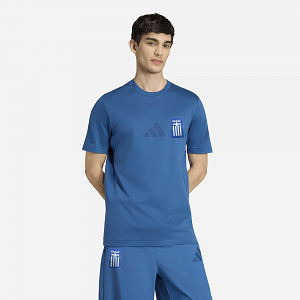 Ανδρικό T-shirt Z.N.E. ΕΛΛΑΣ 2026 Μπλε