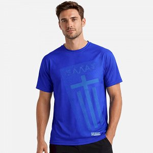 Ανδρικό T-shirt ΕΛΛΑΣ 2026 Μπλε