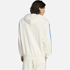 Ανδρικό Φούτερ με Κουκούλα Essentials 3-Stripes French Terry ΕΛΛΑΣ 2026 Λευκό